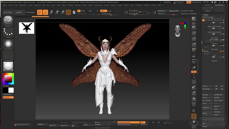 Working with UVs in ZBrush