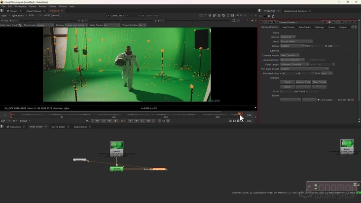 Nuke 3D Camera Tracking 