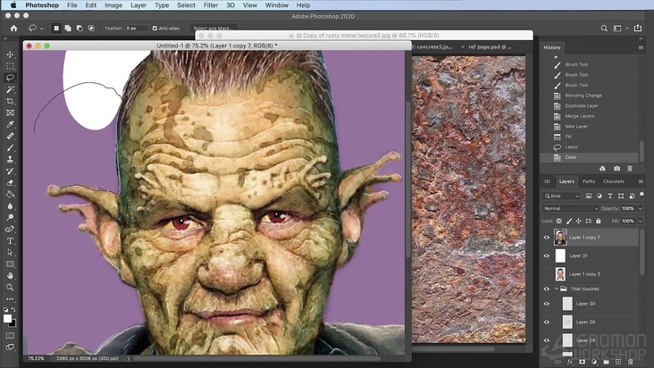 Warm-up with a Quick Goblin Makeup Concept - Part 2