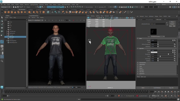 Standard Digi Double: Part 4 — Render Test