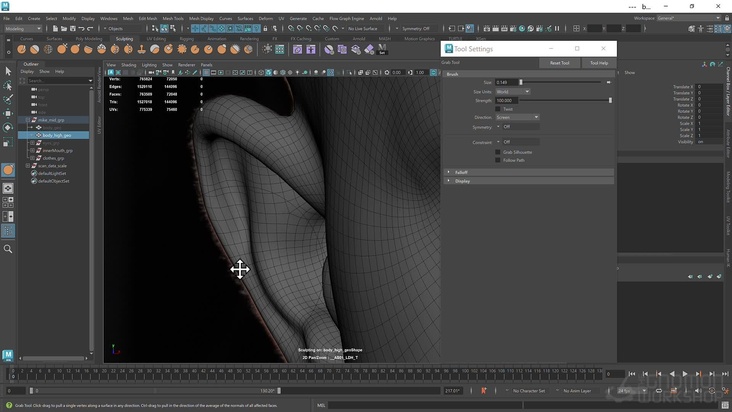Refining the Digi Double Using Photo Reference