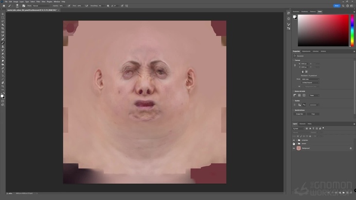Texture Cleanup in Photoshop