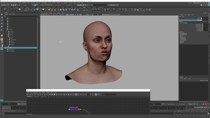 Creating a Blendshape Rig & Dynamic Shader in Maya