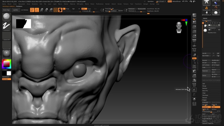 Sculptris Pro Mode