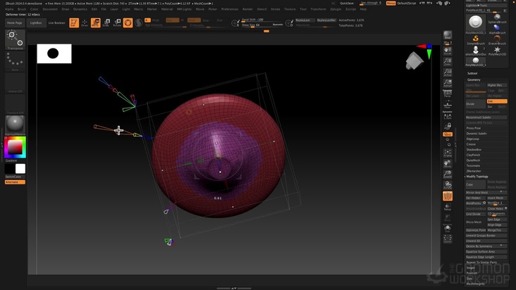 Transpose Gizmo Deformers in Depth
