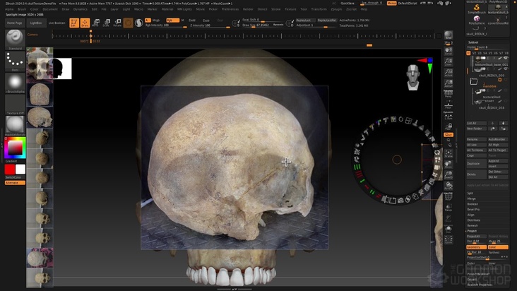 Projecting Photo Reference with Polypaint