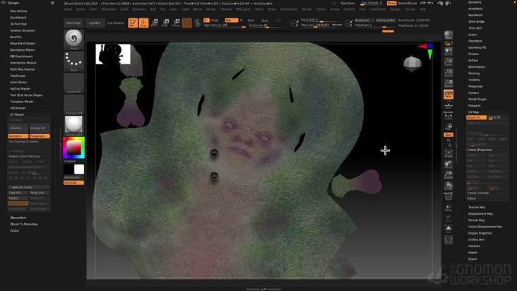 Create UVs with UV Master