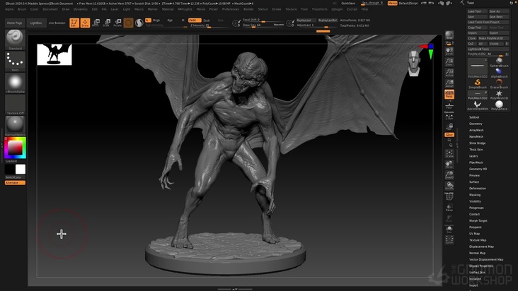 Render Turntable Movies from ZBrush