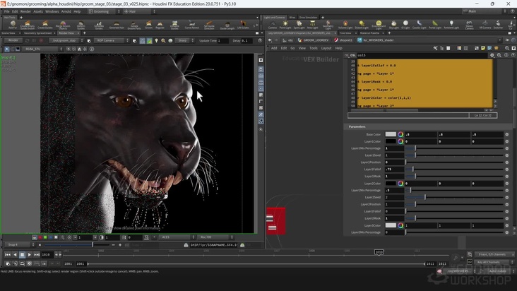 Eyelash, Whiskers & Tail Grooming