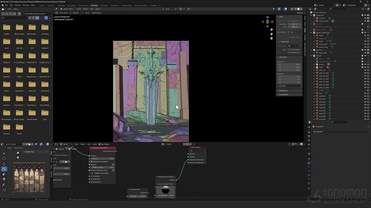 Crafting the Canvas: Setting the 3D Layout for Visual Impact