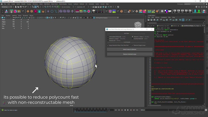 Reconstructable Mesh Pipeline