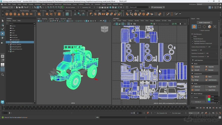 Third Pass: UVs, Mirroring, Naming Conventions & Hierarchy