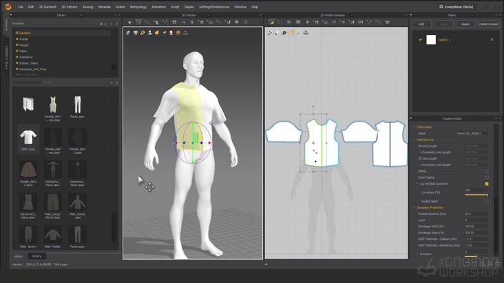 Sub Menus & Display Options in Marvelous Designer 