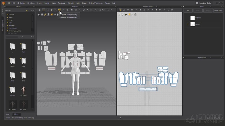 Denim Jacket in Marvelous Designer: Part 1