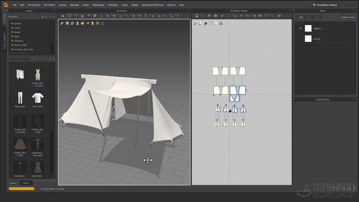 Creating a Mediaeval Tent using Marvelous Designer 