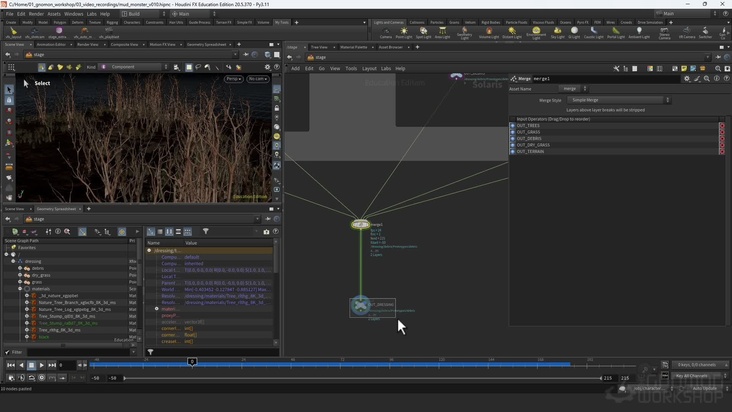 USD Workflow, Point Instancing + Materials
