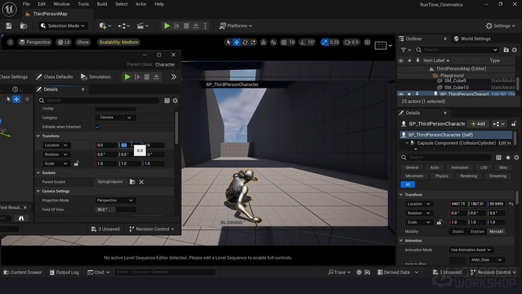 Camera Adjustments during Montage