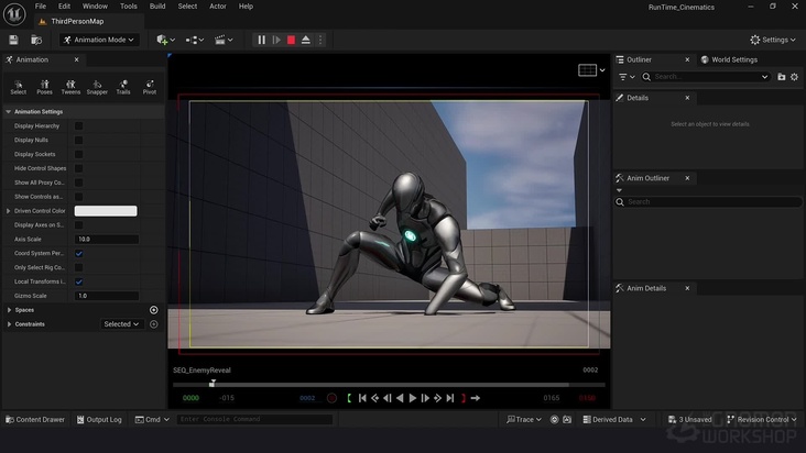 Utilizing Level Sequence for Enemy Reveal