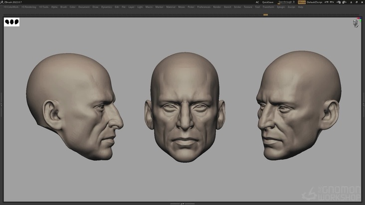 Sculpting the Body & Face using ZBrush