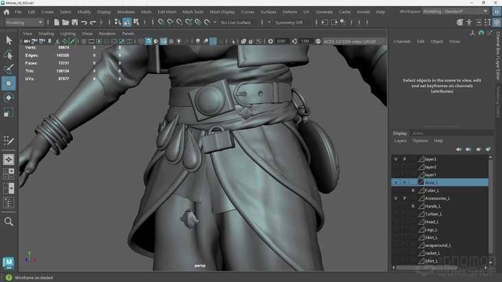 Retopologizing the Accessories