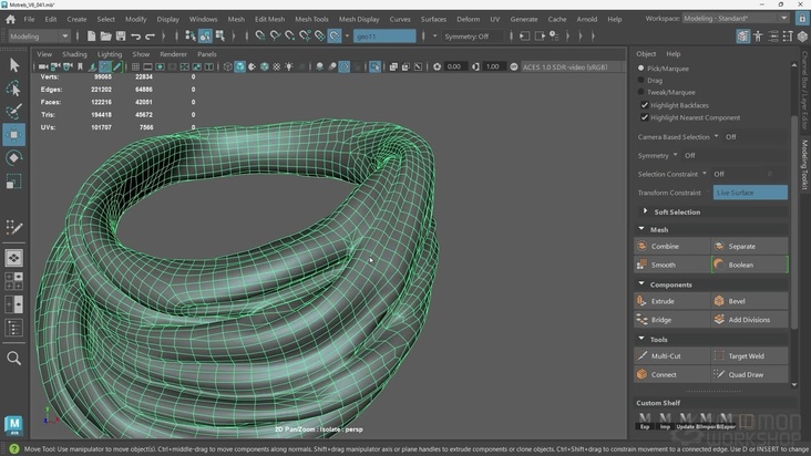 Retopologizing the Scarf