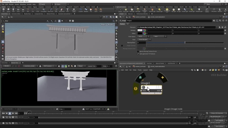 Importing Assets to Houdini & Arnold