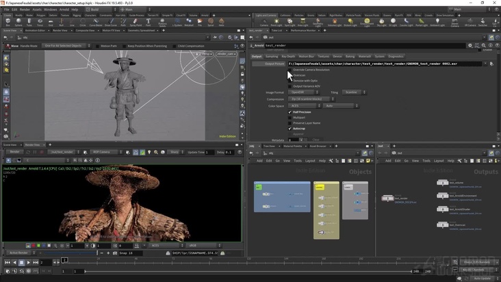 Arnold Render Nodes, Settings and AOVs