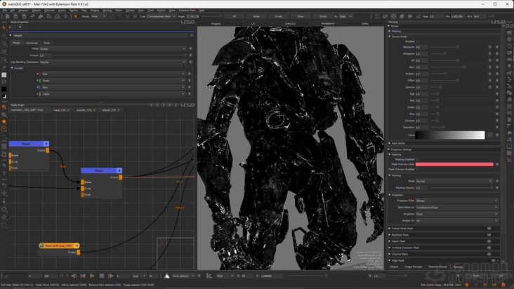 Using Mari to Create a Roughness Map