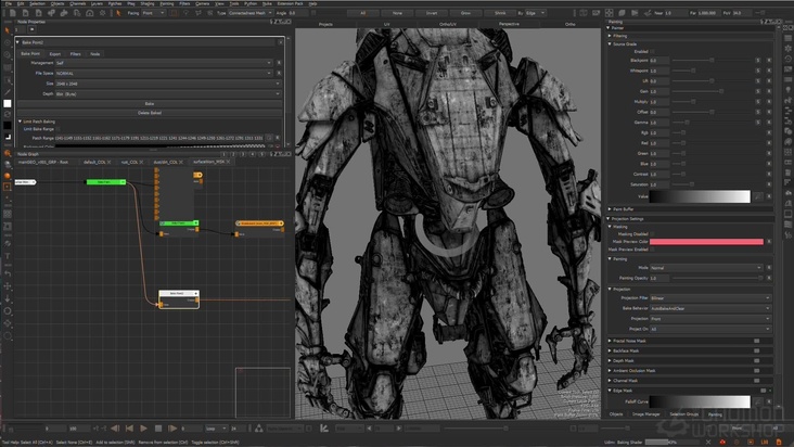 Using Mari to Create a Bump Map
