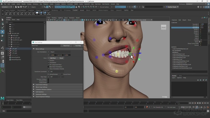 Rigging: Lips & Mouth – Part 3