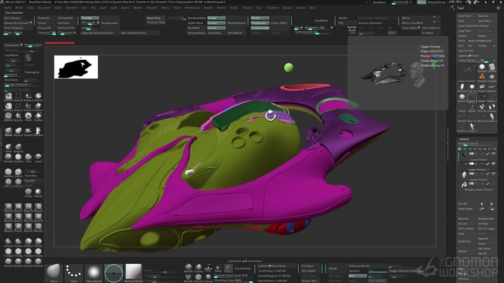 ZBrush: Detailing & Rough Optimization