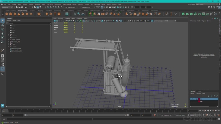 Modeling the Backpack