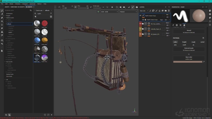 Texturing the Clothing & Backpack