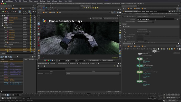 Lighting in Solaris with Karma