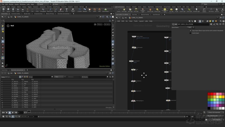 Curves, Wrangles, Volume Sample & Channel Ramps