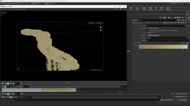 Setting up Attributes, Running a Grain Simulation & File Caching