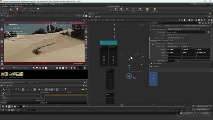 Simple Sky Replacement in COPs & Final Render Tweaks