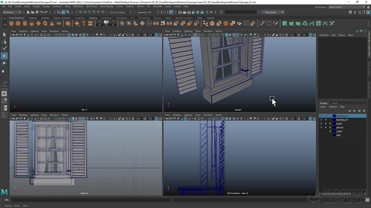 Introduction to Modeling in Maya From Blueprints: Part 2