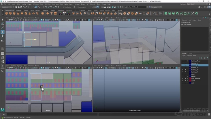 Creating Modular Buildings & Assembling a Street: Part 1