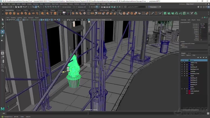 Set Dressing, Textures, Alpha Cards & Importing Models