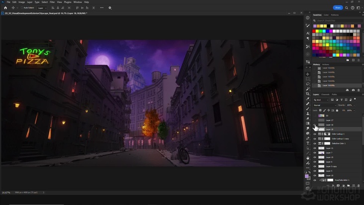 Camera Setup, Lighting, Rendering & Final Compositing