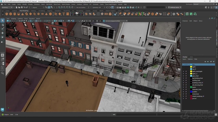 Maya File Cleanup & Finishing Touches in Photoshop