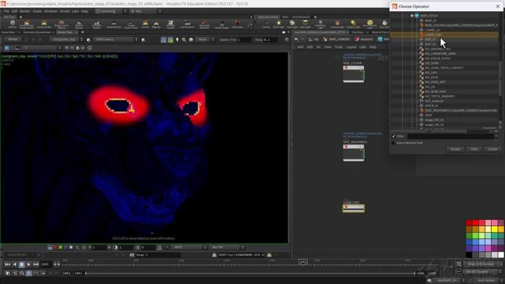 Houdini Texture Maps Import
