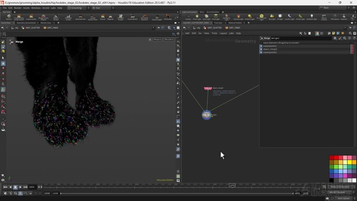 Houdini Fur: Part 7 – Fur Shading Breakup