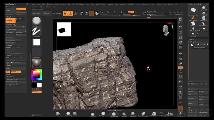 Procedural Rock Generation