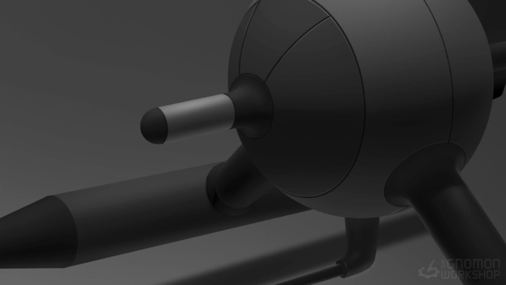 Shading Combined with Geometric Forms