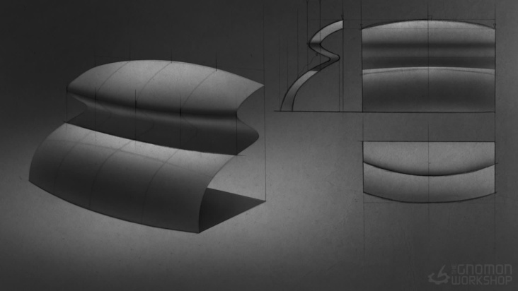 Undercut Curved Surfaces