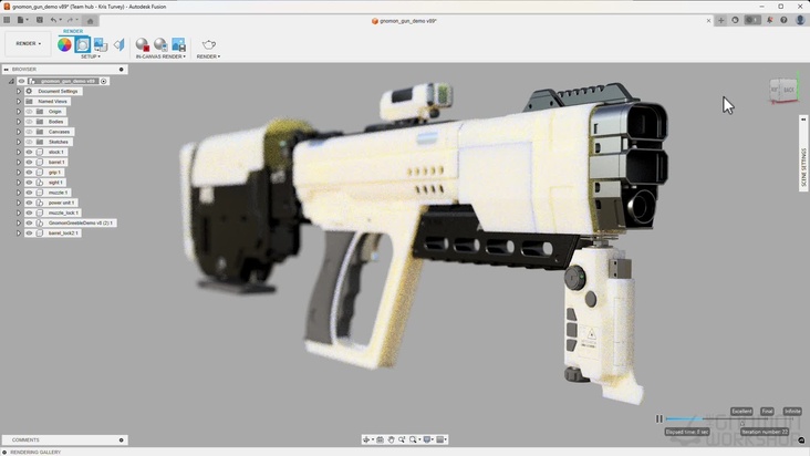 The Rendering Workspace