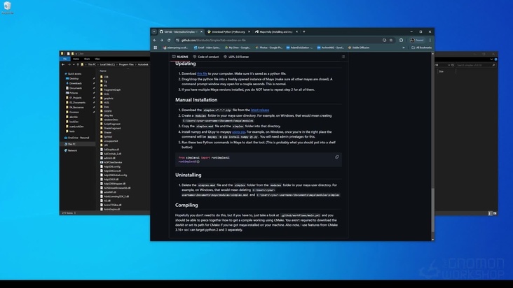 Installing Simplex for Maya