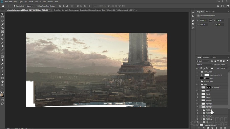DMP Part IV: Refining the mattepainting
